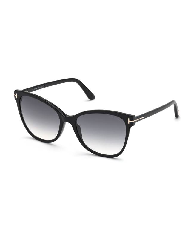 Ani Oversized Acetate Cat-Eye Sunglasses